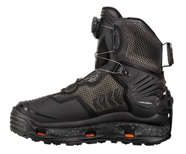 Bottes De Pêche Korkers River Boa Taille 9 - Semelle Interchangeable Feutre/Vibram