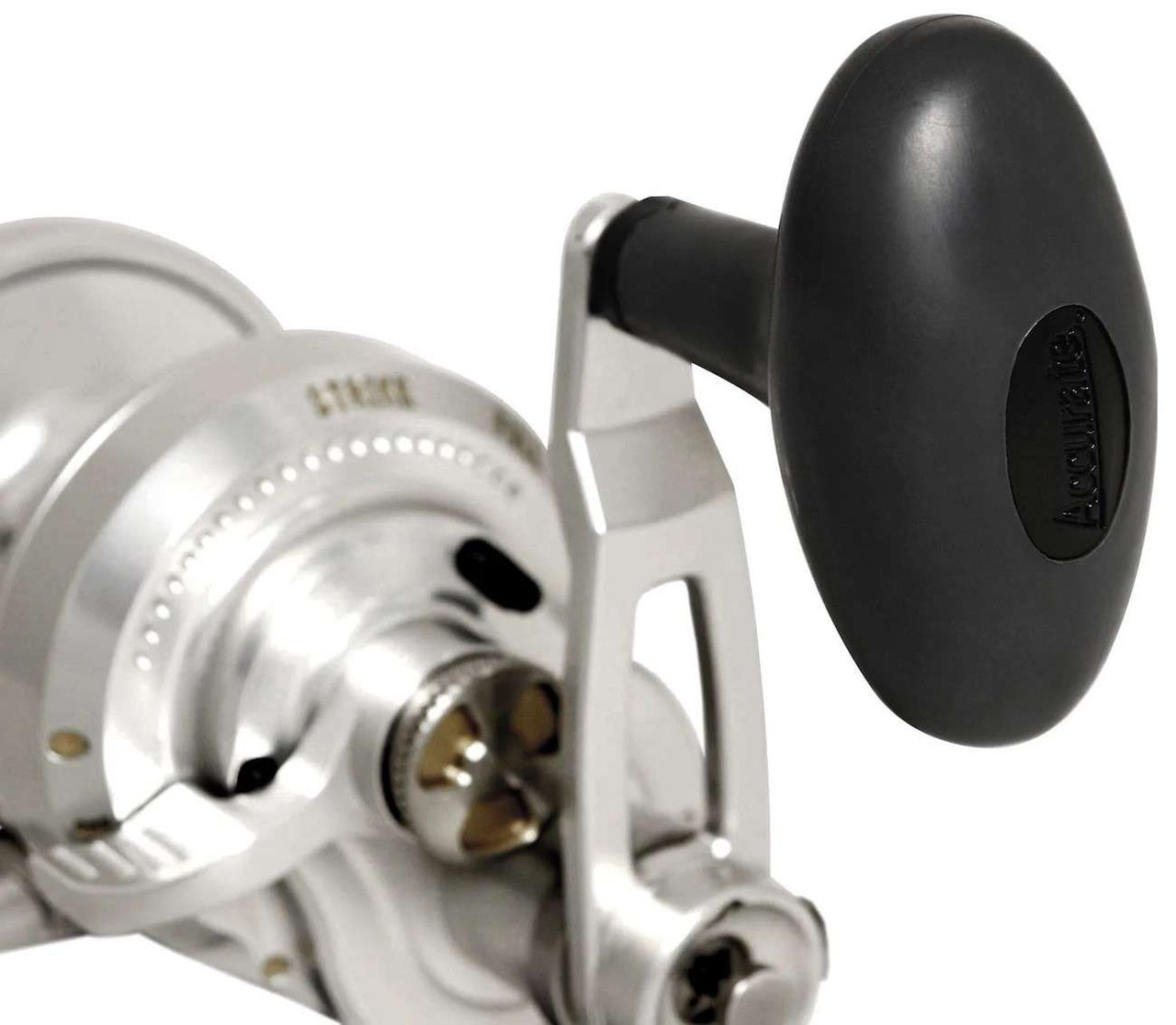 Accurate FX2-600-S Fury Two Speed Reel - Silver - TackleDirect