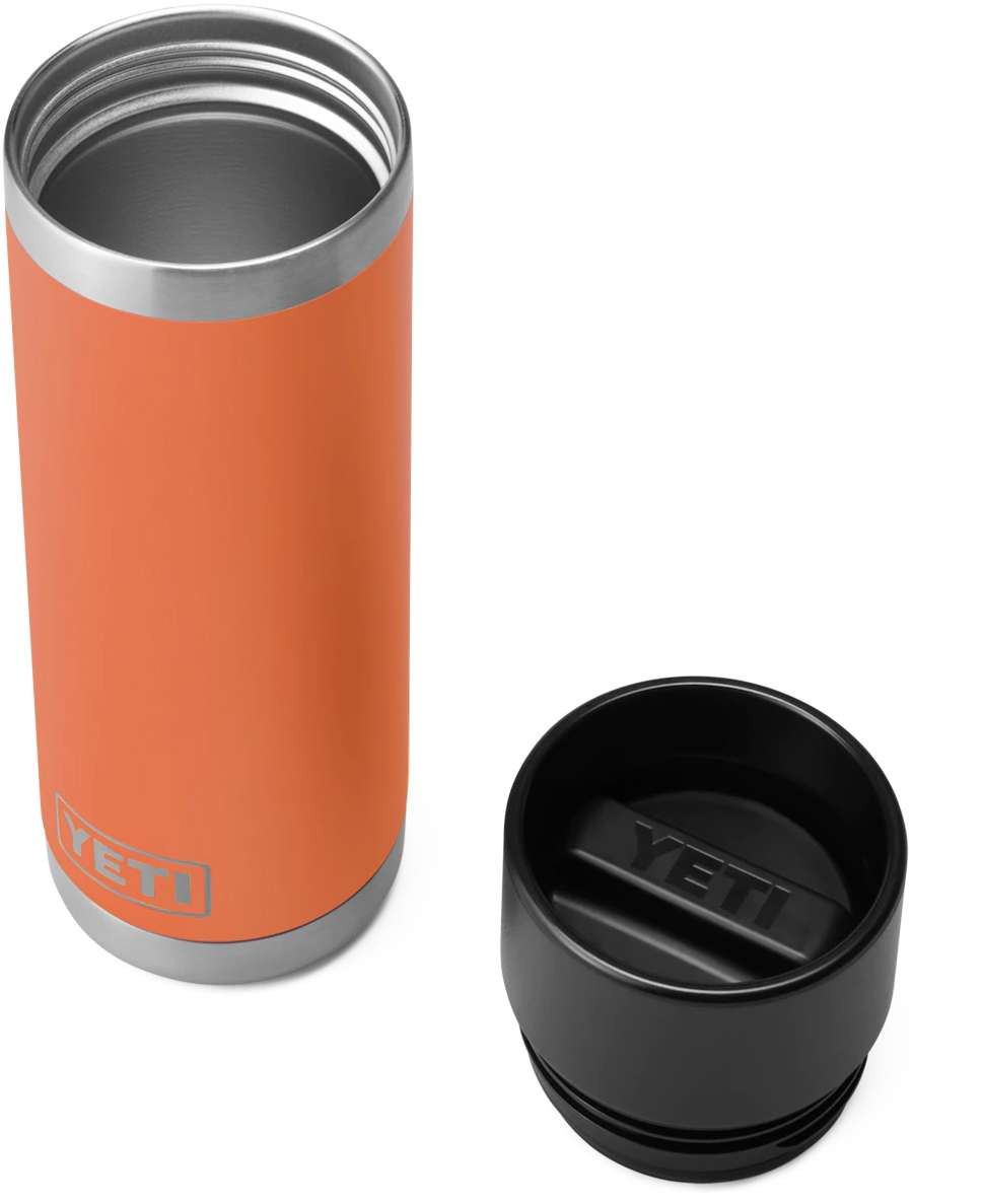 YETI Rambler 18 oz Bottle デザートクレイ(オレンジ) YETI Rambler 18oz Bottle with Hot Shot Cap - Clay - TackleDirect