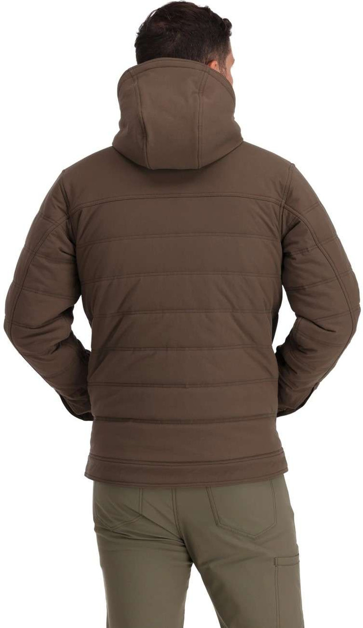 ウェア SIMMS CARDWELL HOODED JACKET HICKORY Simms Men's Cardwell Hooded Jacket - Hickory - Extra Large