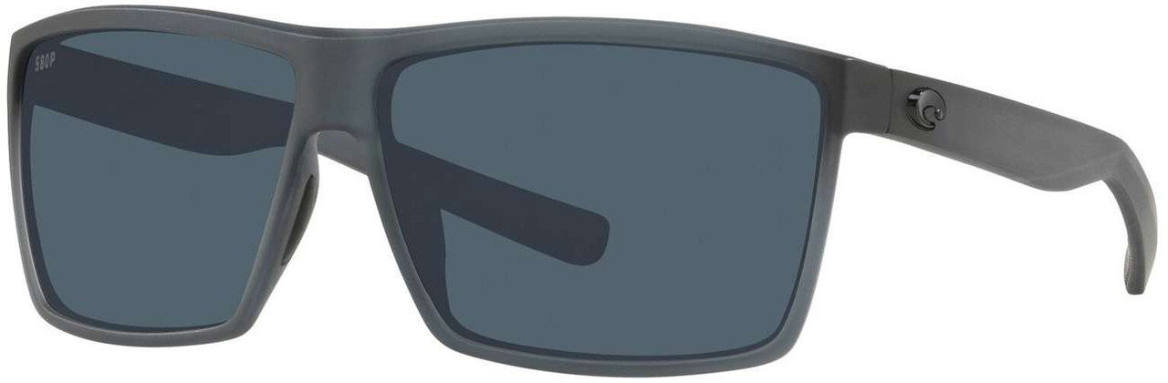 Costa Rincon Sunglasses - Matte Smoke Crystal/Gray 580P - TackleDirect