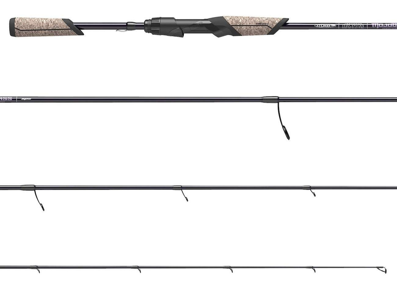 St. Croix JOS71MF Mojo Bass Trigon Spinning Rod - TackleDirect