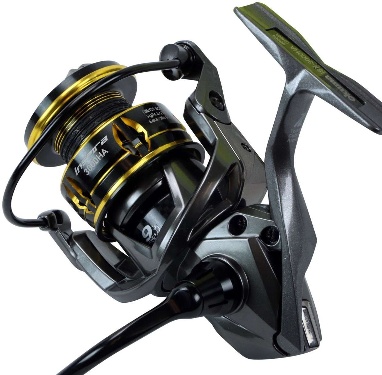 【美品】okuma インスパイラ 3000 Okuma ISX-3000HA Inspira ISX Spinning Reel - TackleDirect