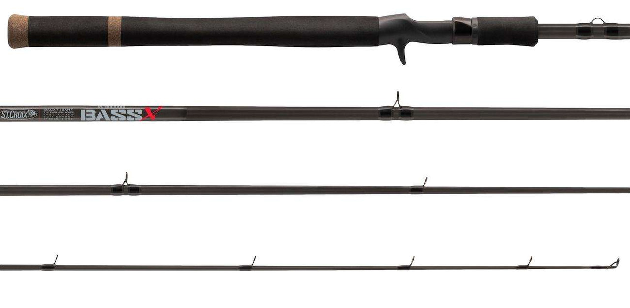 St. Croix BACX710HF Bass X Casting Rod - TackleDirect
