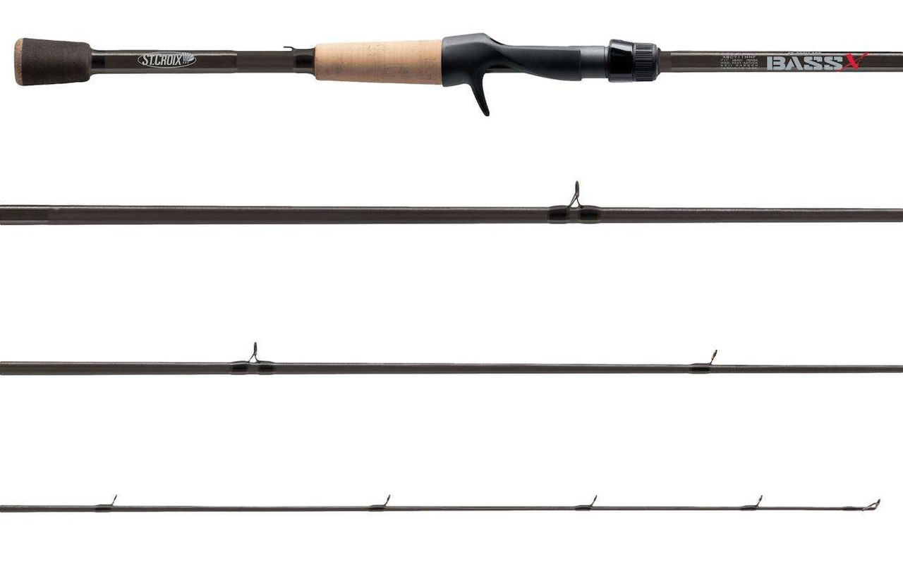 σσST.CROIX AXC74HF St. Croix BACX74HF Bass X Casting Rod - TackleDirect