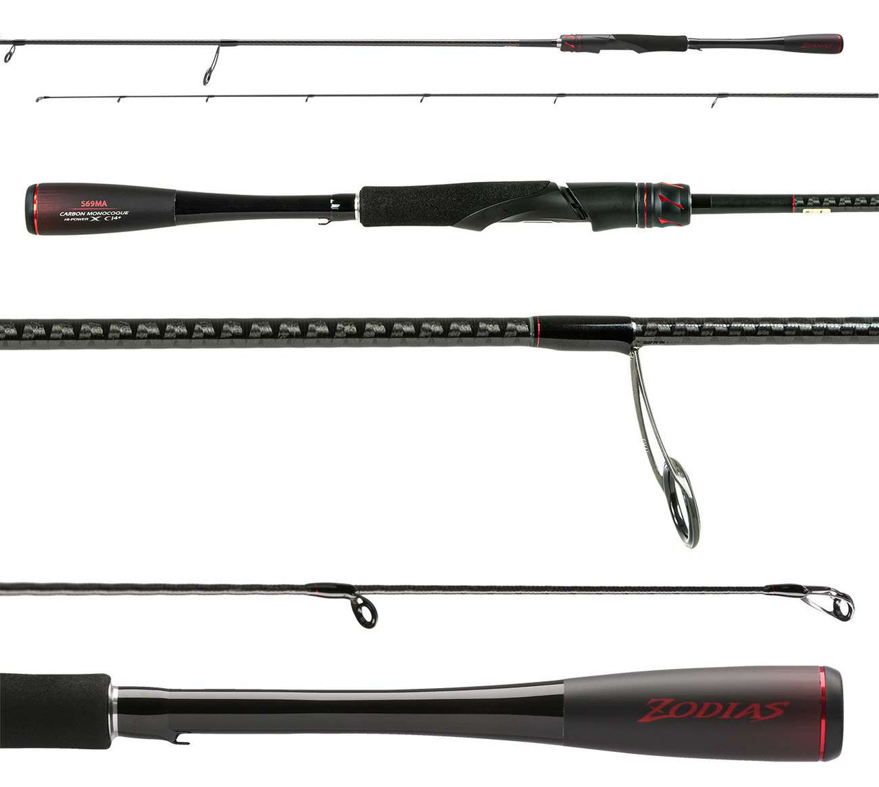 SHIMANO ZODIAS ゾディアス Shimano ZDS66MA Zodias Spinning Rod - TackleDirect