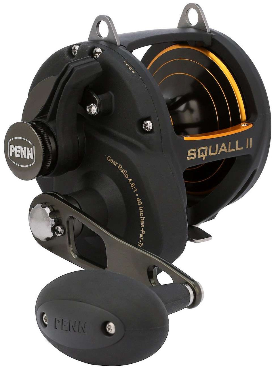 Penn 60 LONG BEACH &ドルフィン350-LW 両軸リール 2点 Penn SQLII50LD Squall II Lever Drag Reel - TackleDirect