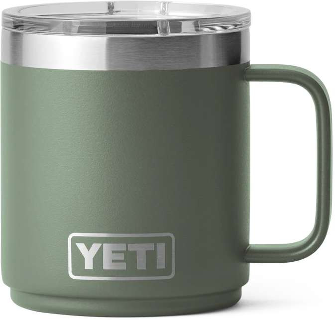 YETI Rambler 10oz Mug with Magslider Lid - Camp Green - TackleDirect