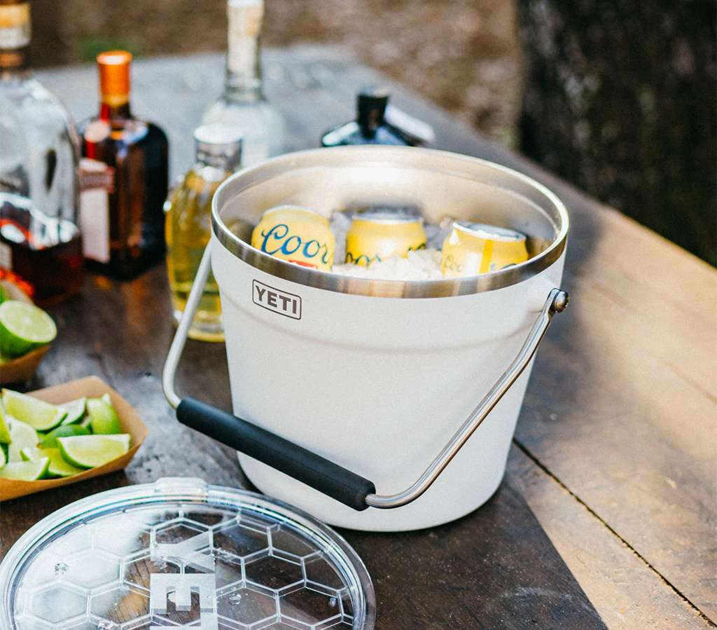 Yeti Rambler Beverage Bucket - Camp Green - TackleDirect