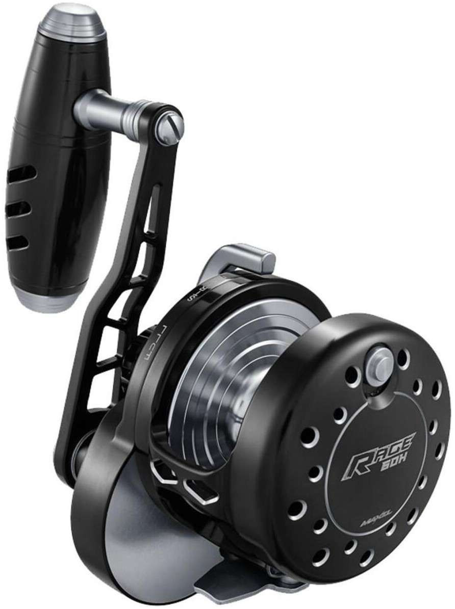 マルオRAGE 60HL Maxel 60HL BLG Rage Pro Lever Drag Conventional Reel - TackleDirect
