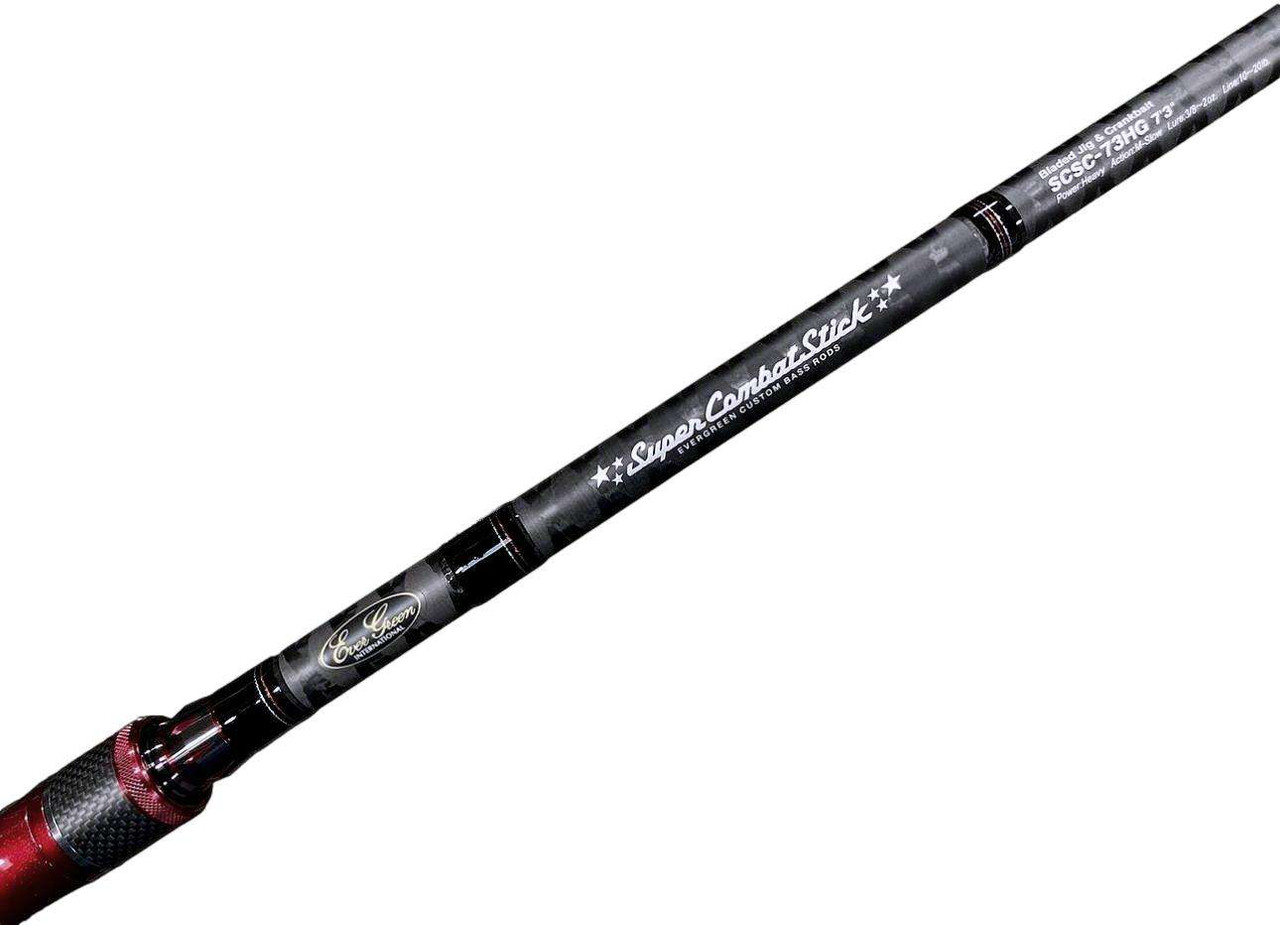 EVER GREEN COMBAT STICK JIN SGS コブラ Evergreen SCSC-73HG Super Combat Stick Casting Rod - TackleDirect