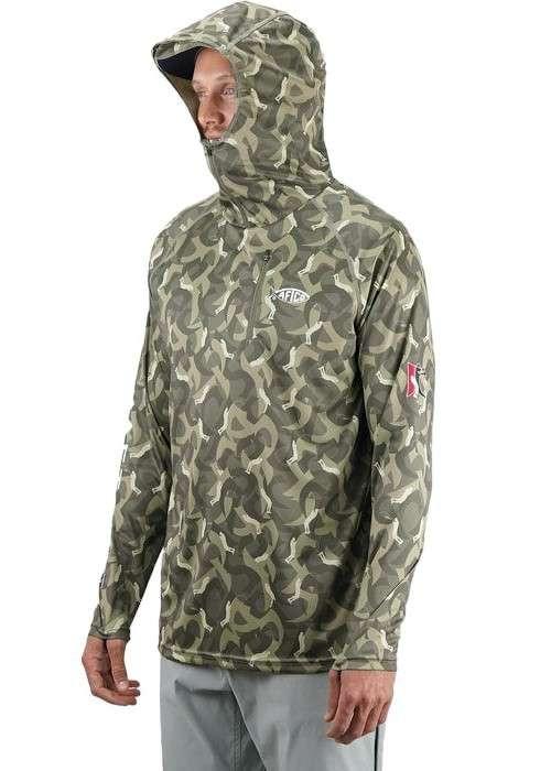 Aftco Jason Christie Performance Hooded LS - DGC - TackleDirect