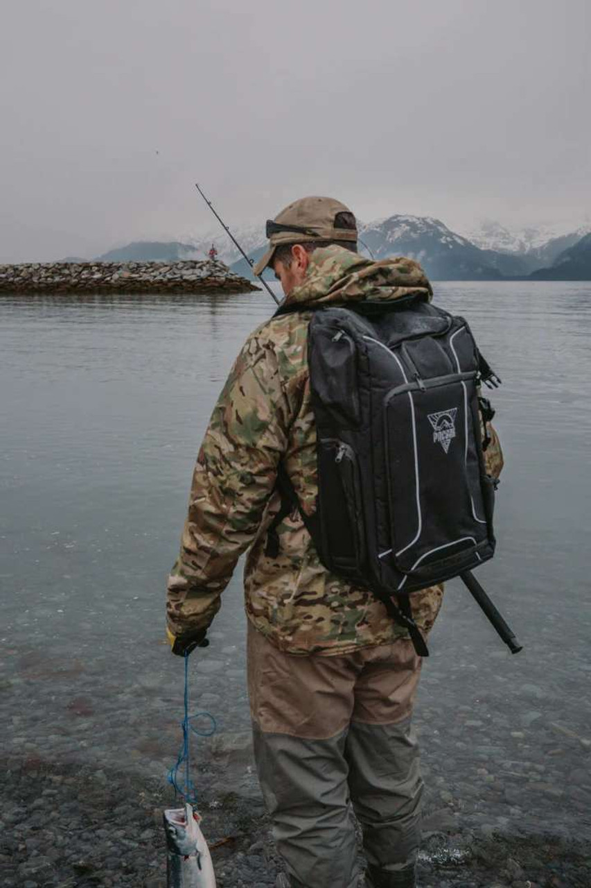 OUTDOOR PRODUCTS×BEAMS Runaway Bag Pack Lightning X Quad Vent Step-In Turnout Gear Bag w/ Mesh Vents