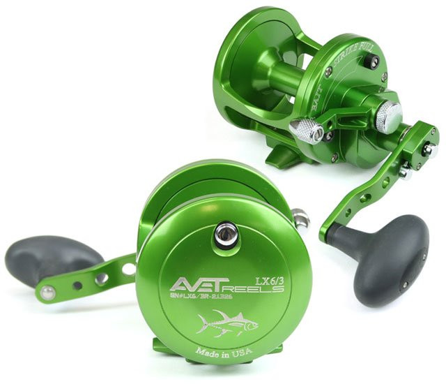 Avet LX 2-Speed Lever Drag Casting Reels - TackleDirect