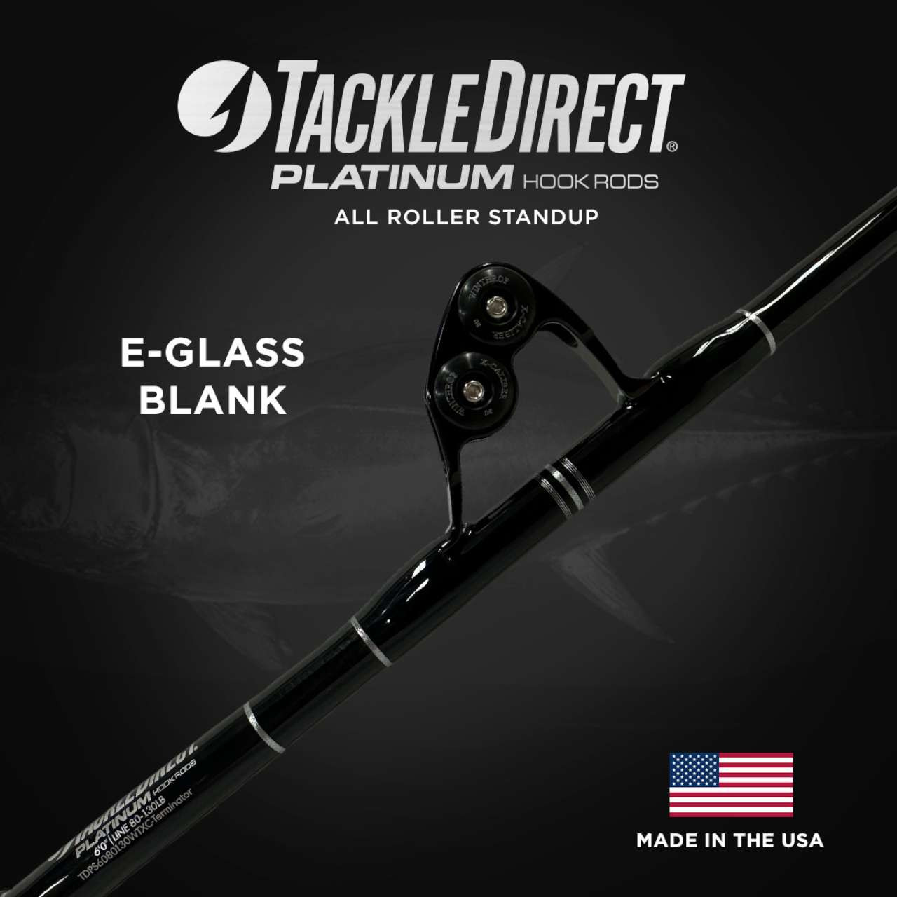 TackleDirect TDPS6080130WTXC-Terminator Plat. Hook AR / Penn