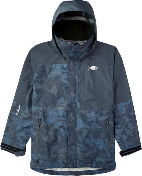 Aftco Barricade Jacket - Naval Storm Camo - Medium - TackleDirect