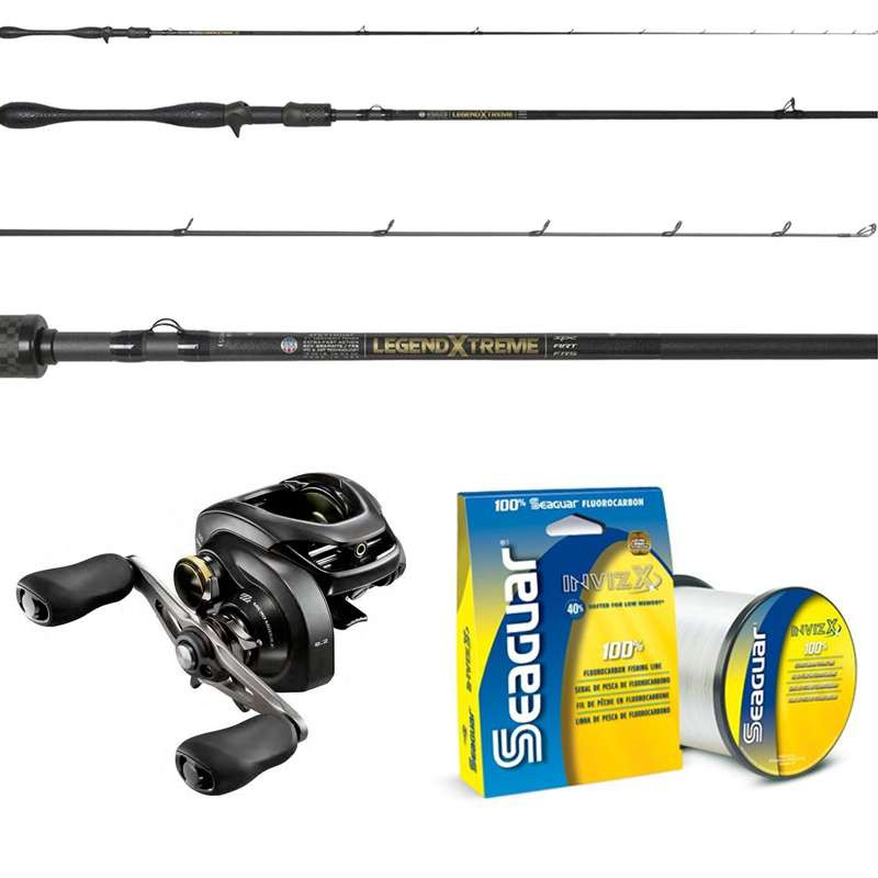 Shimano Curado K CU200XGK / St. Croix Legend Xtreme XFC71MHXF w