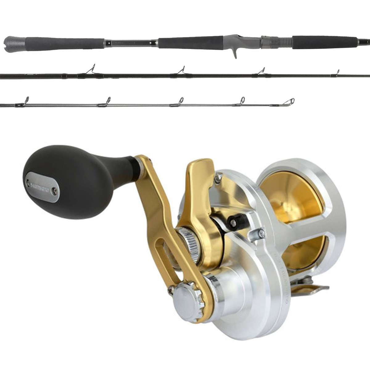 Shimano Talica TAC8 Lever Drag / OTI-PBI701MHFC Pitch Black Combo