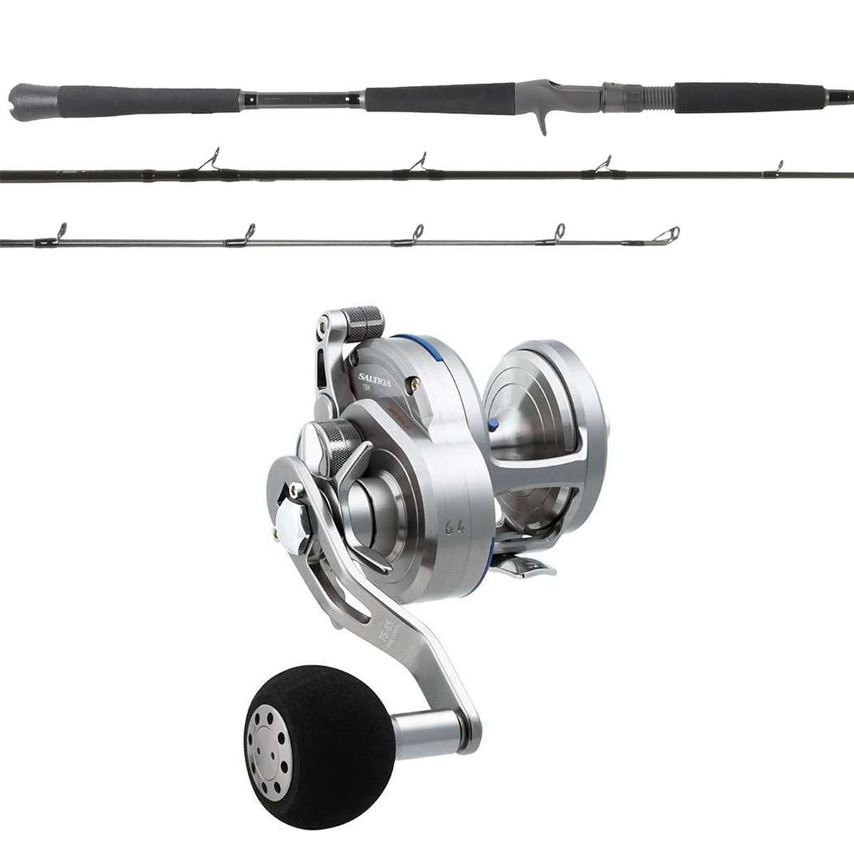 daiwa bottom fishing reel Daiwa Saltiga SASD15 Star Drag / OTI-PBI701MHFC Pitch Black Ins. Combo