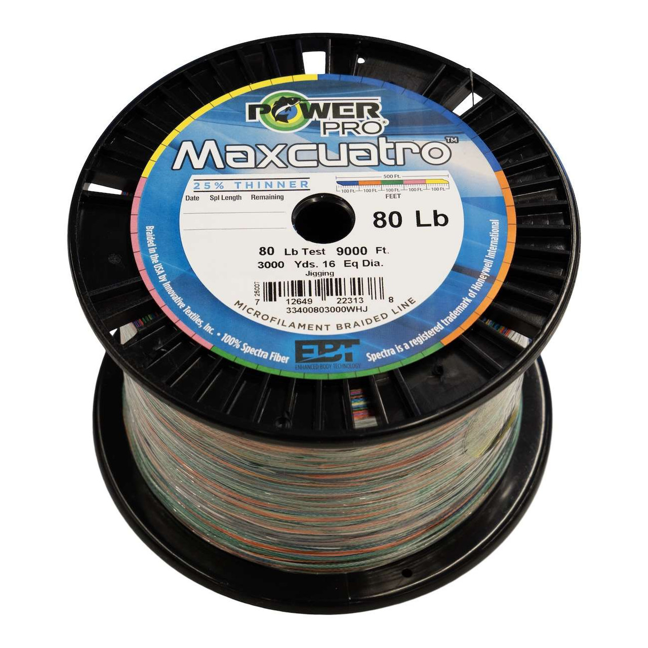 power pro maxcuatro braided fishing line PowerPro Maxcuatro Braided Fishing Line - Metered - 80lb