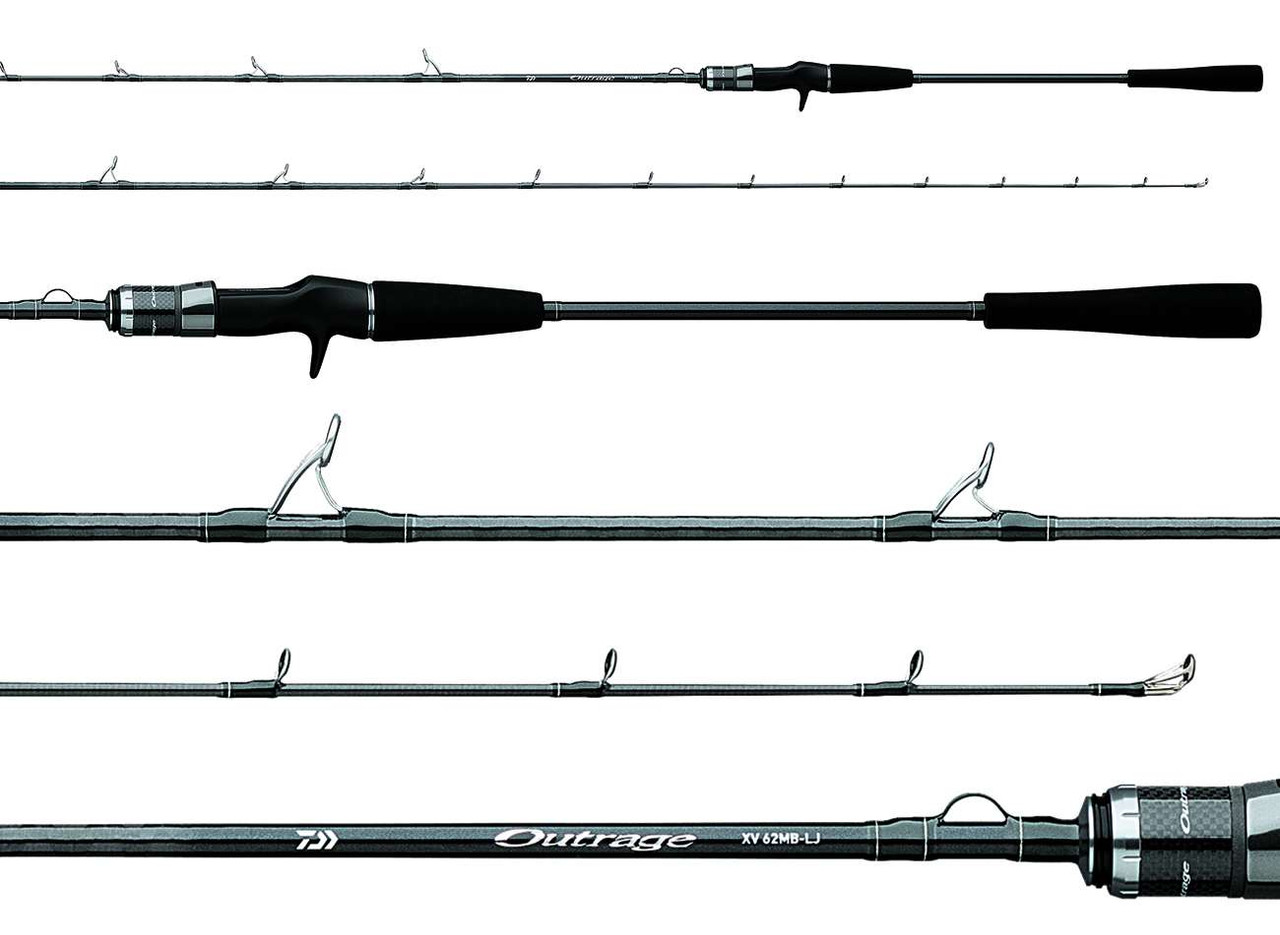 ダイワ　アウトレイジXV ＬＩＧＨＴ　JIGGING 63HS Daiwa Outrage XV Light Jigging Rods - TackleDirect