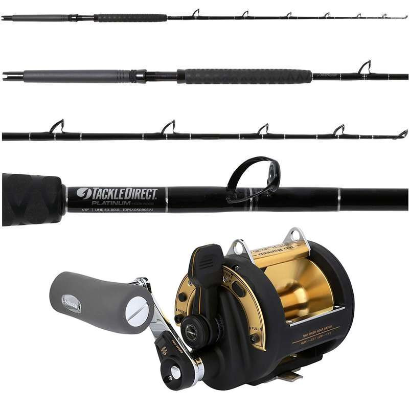 Shimano TLD50IILRSA / TDPS605080SIN Standup Combo - TackleDirect