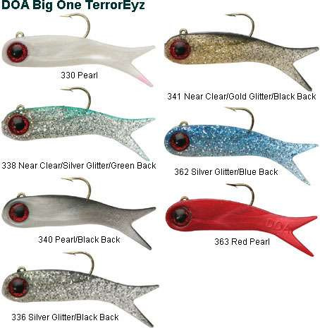 DOA TerrorEyz Fishing Lures - TackleDirect
