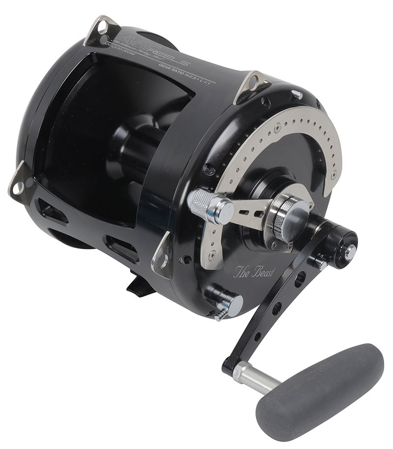 Avet TR-X 130 2-Speed Lever Drag Big Game Reel - Black - TackleDirect