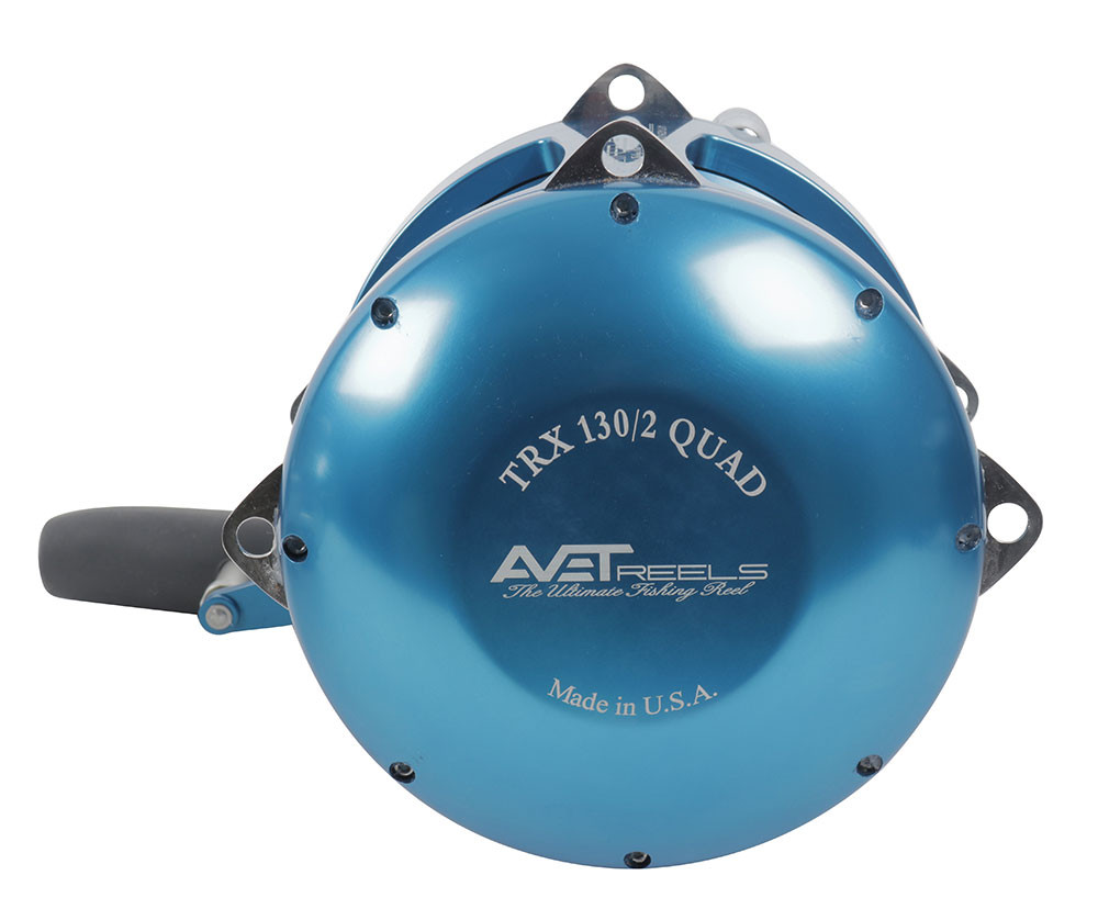 Avet TR-X 130 2-Speed Lever Drag Big Game Reel - Blue - TackleDirect