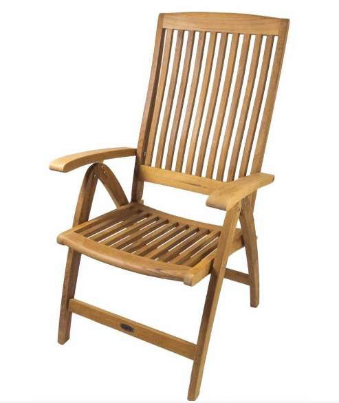 SeaTeak Weatherly Deck Chair - Thumbnail 3