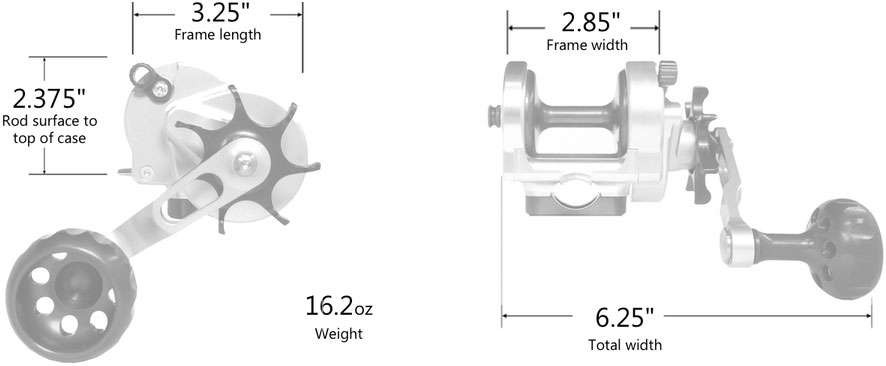 Seigler Reels SM Star Mag Conventional Reel - TackleDirect