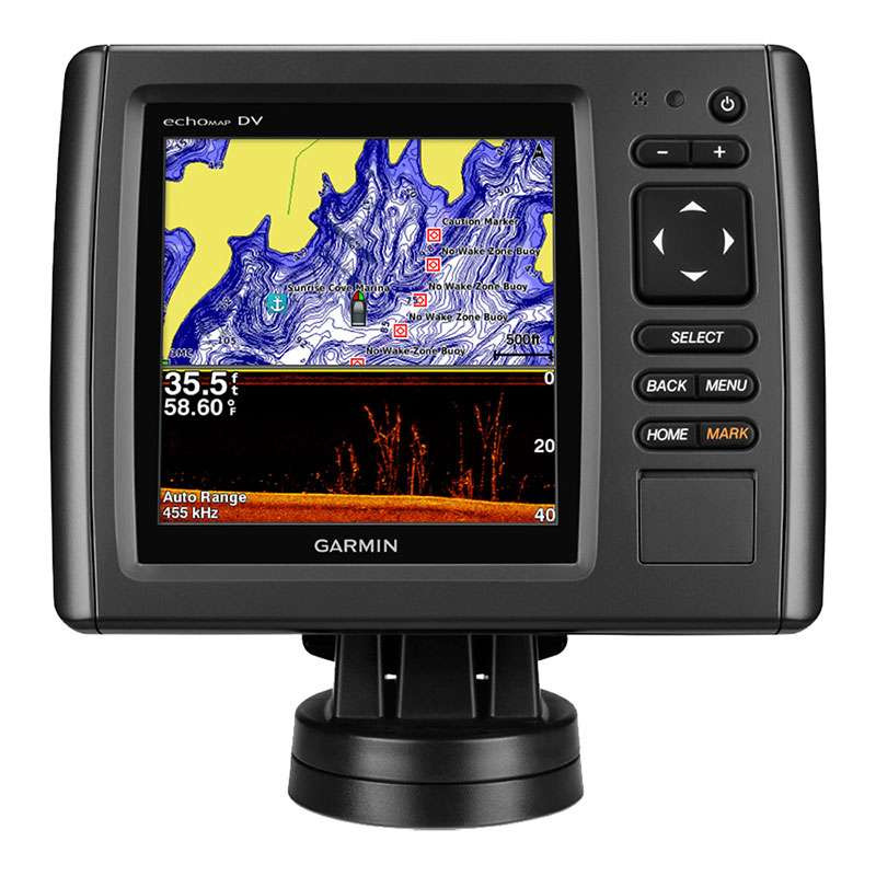 Garmin echoMAP CHIRP 53dv w&frasl; US LakeVu Maps &amp; DownVu Transducer