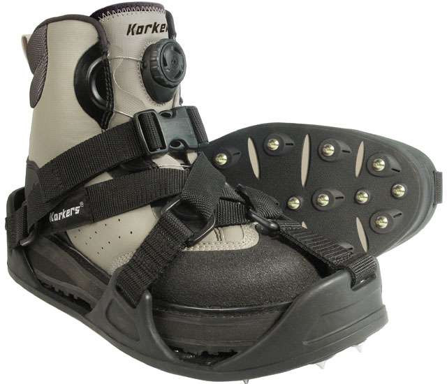 Korkers RockTrax and RockTrax Plus Fishing Overshoes - TackleDirect