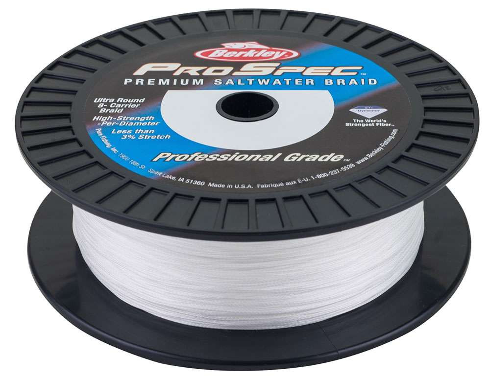 Berkley ProSpec Premium Saltwater Braid - 65 lb x 500 yd - Cabo White
