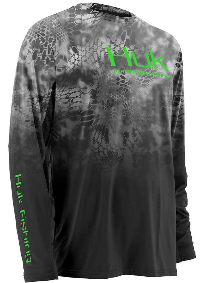 Huk Kryptek Fade Icon Long Sleeve Shirts - TackleDirect