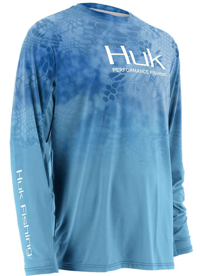Huk Kryptek Fade Icon Long Sleeve Shirts - TackleDirect