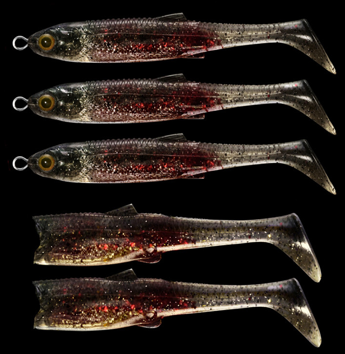 Set De Rezerva Pentru Spinnerbait Live Target BaitBall Spinner Rig Large Pearl White Silver