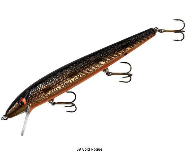 Smithwick ASDRE12 Suspending Super Rogue Jr. 4 1/8in - TackleDirect