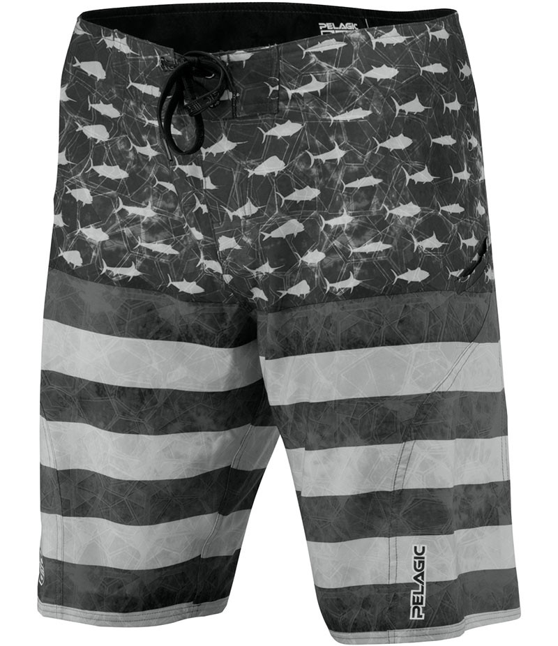 Pelagic Americamo Sharkskin Boardshort Grey - Main Image