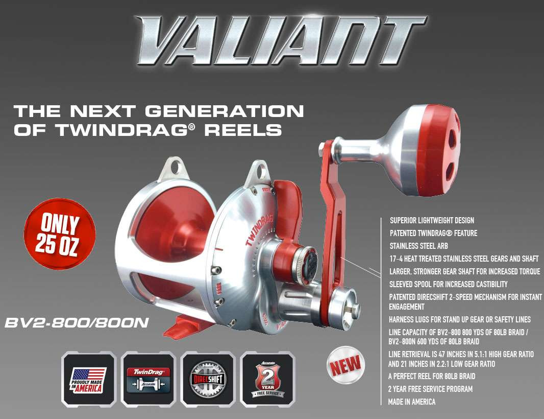 Accurate BV2-800N Boss Valiant Conventional Reel