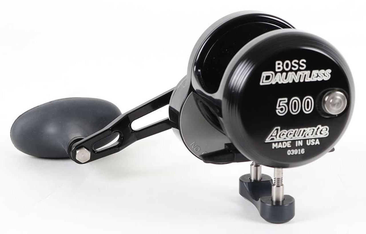 アキュレート　DX2-500NL Accurate DX2-500N-B Boss Dauntless Two Speed Reel - TackleDirect