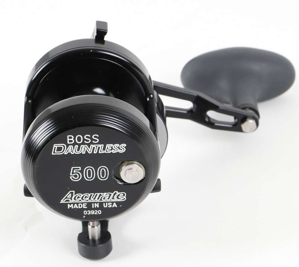 Accurate DX2-500L-B Boss Dauntless Two Speed Reel - TackleDirect