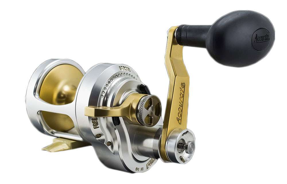 アキュレート　Boss Fury 400 Accurate FX2-400GS Boss Fury 2-Speed Reel - Gold