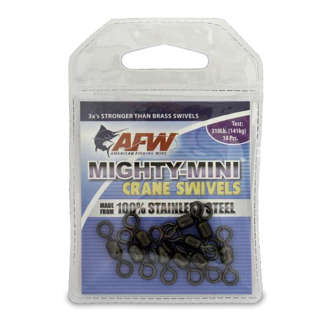 アクセサリー fmw American Fishing Wire Mighty Mini Crane Swivels - TaclkeDirect
