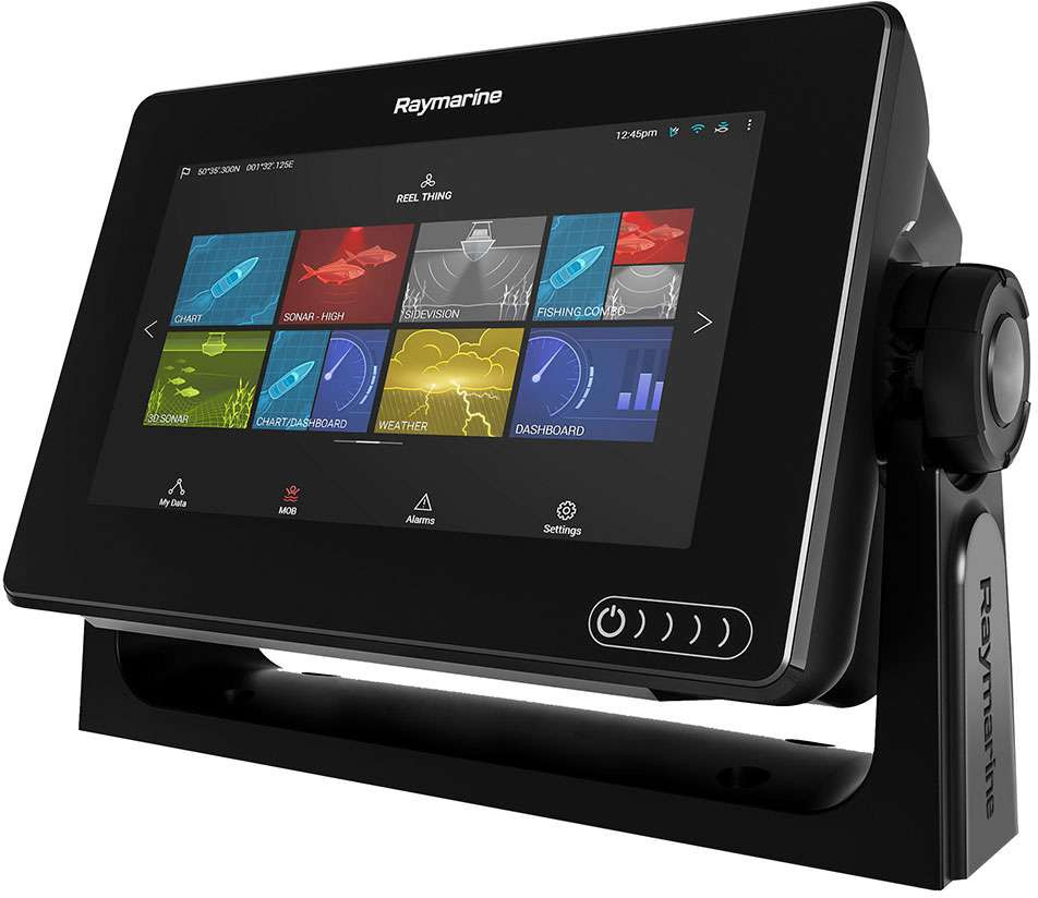 Raymarine Axiom 7 DV MFD w/CHIRP DownVision CPT-100 DVS Transducer & Lighthouse USA