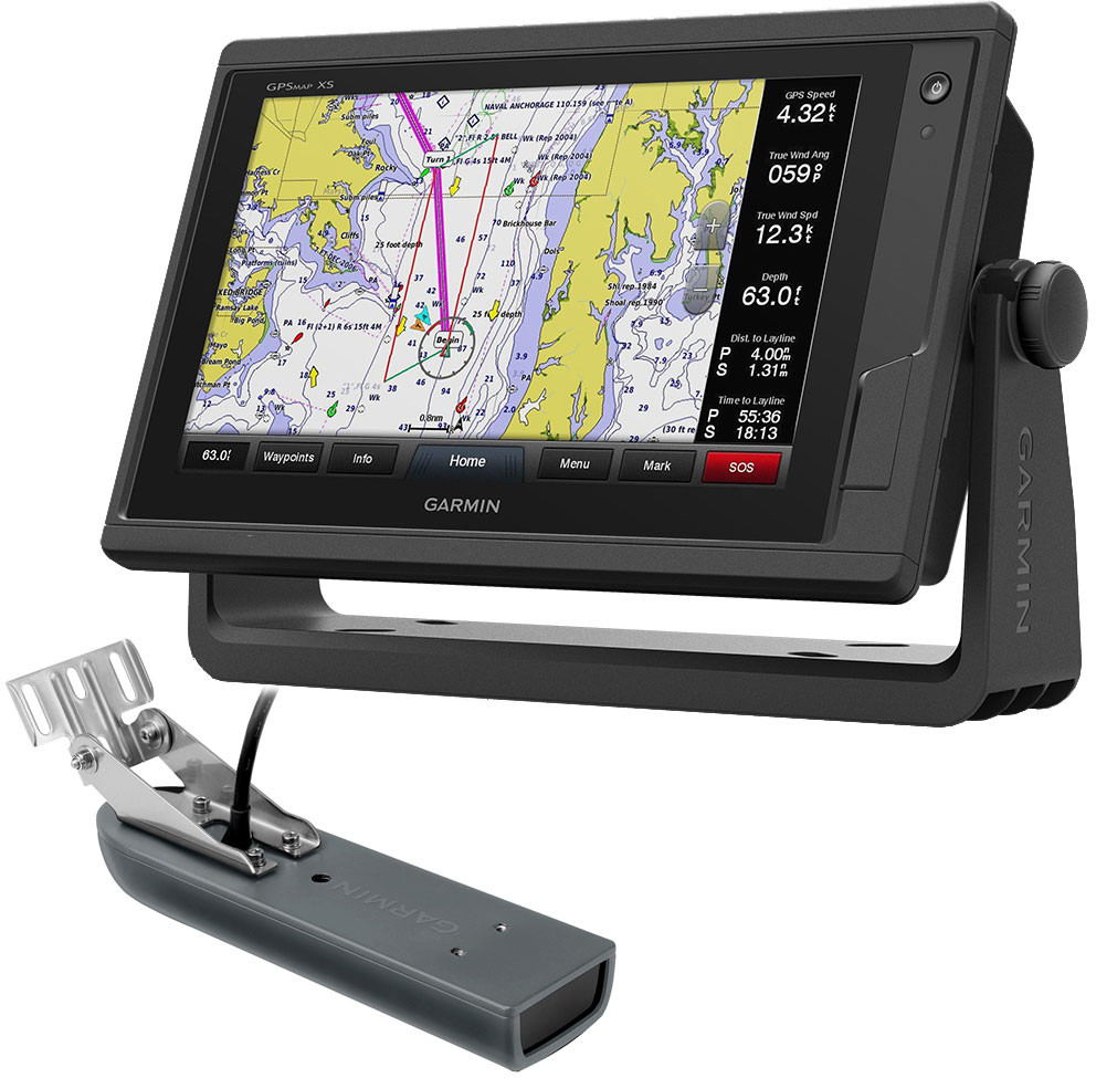 Garmin GPSMAP 942xs w/ CV23M Transom Mount Transducer - TackleDirect