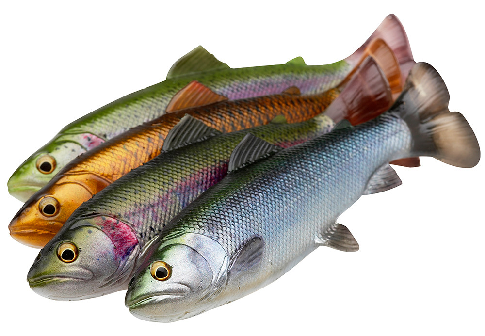 Savage Gear 4D Splitfin Pulse Tail Trout Lure - 8in - Trout - TackleDirect Savage Gear 4D Splitfin Pulse Tail Trout Lure - 8in - Trout - TackleDirect