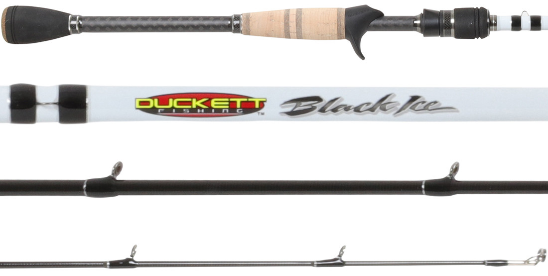 Duckett Fishing DFBI74M-CC Black Ice Cranking Rod - TackleDirect
