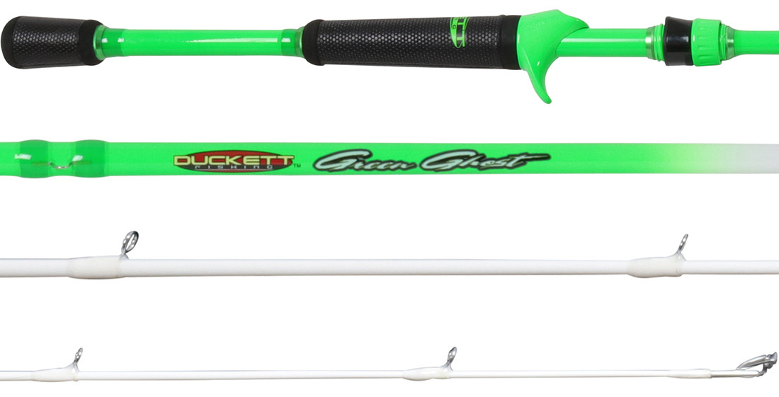 Duckett Fishing DFGR73MH-C Green Ghost Casting Rod - TackleDirect
