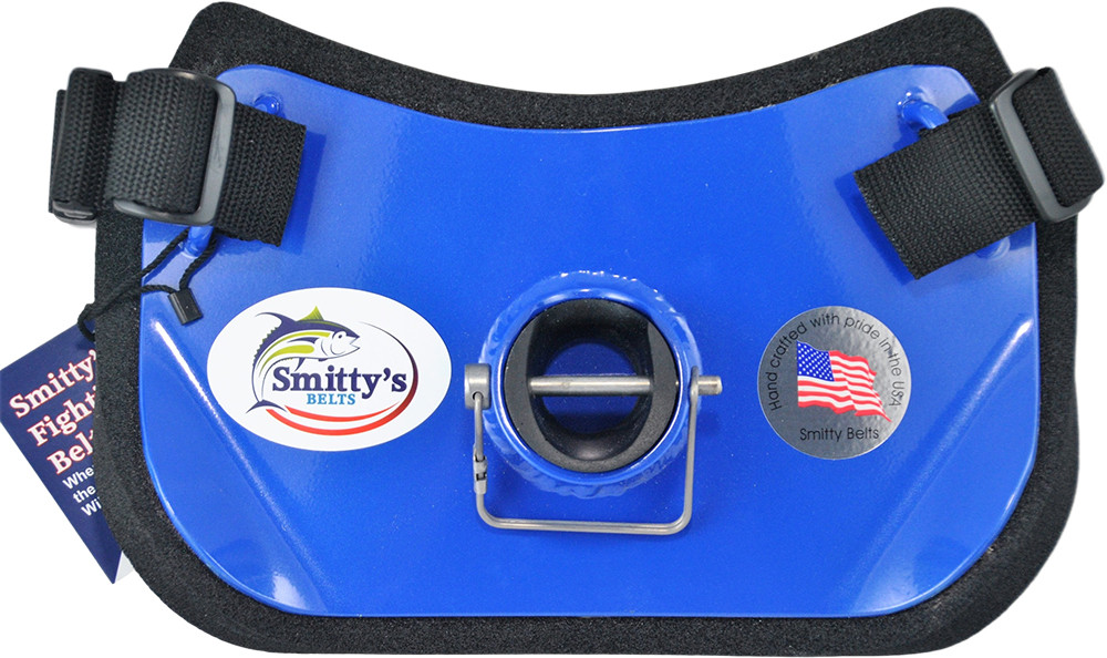 Smittys Belts Large Day Fighting Belt Blue TackleDirect